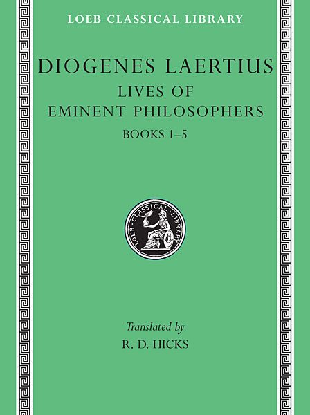 Diogenes Laertios: Żywoty znanych filozofów, Tom I